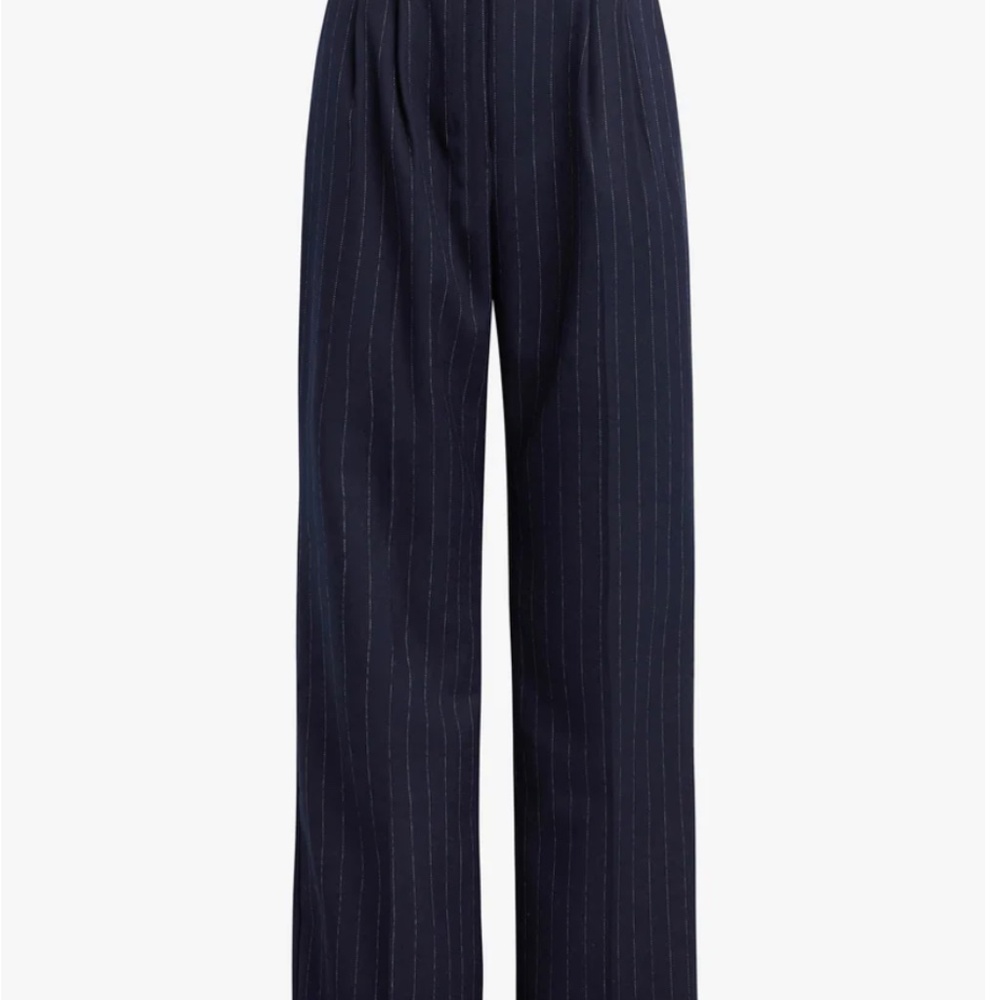 Favorite Daughter Favorite Pant Navy Pinstripe